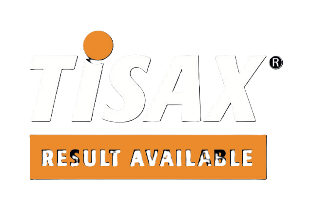 TISAX-Label mit dem Vermerk Result Available